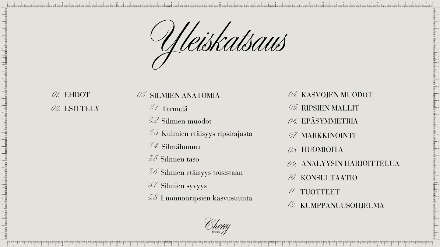 Lash Map Masterclass Verkkokoulutus