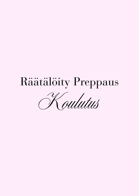 Räätälöity Preppaus Koulutus (Live)