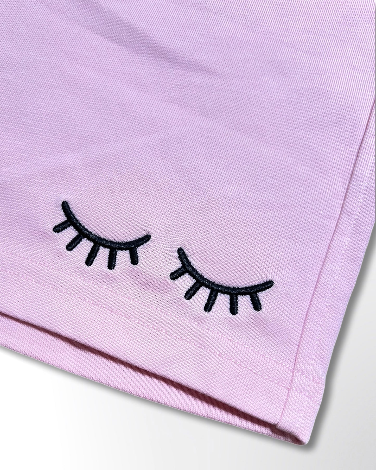 Ripsi shortsit Vaaleanpunaiset