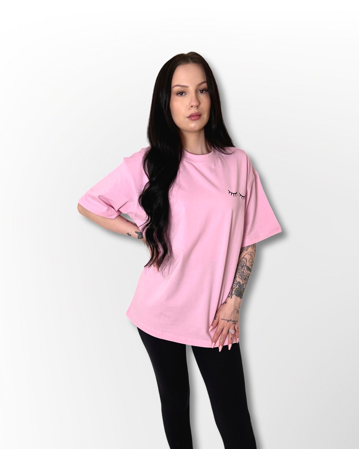 Ripsi T-paita Vaaleanpunainen