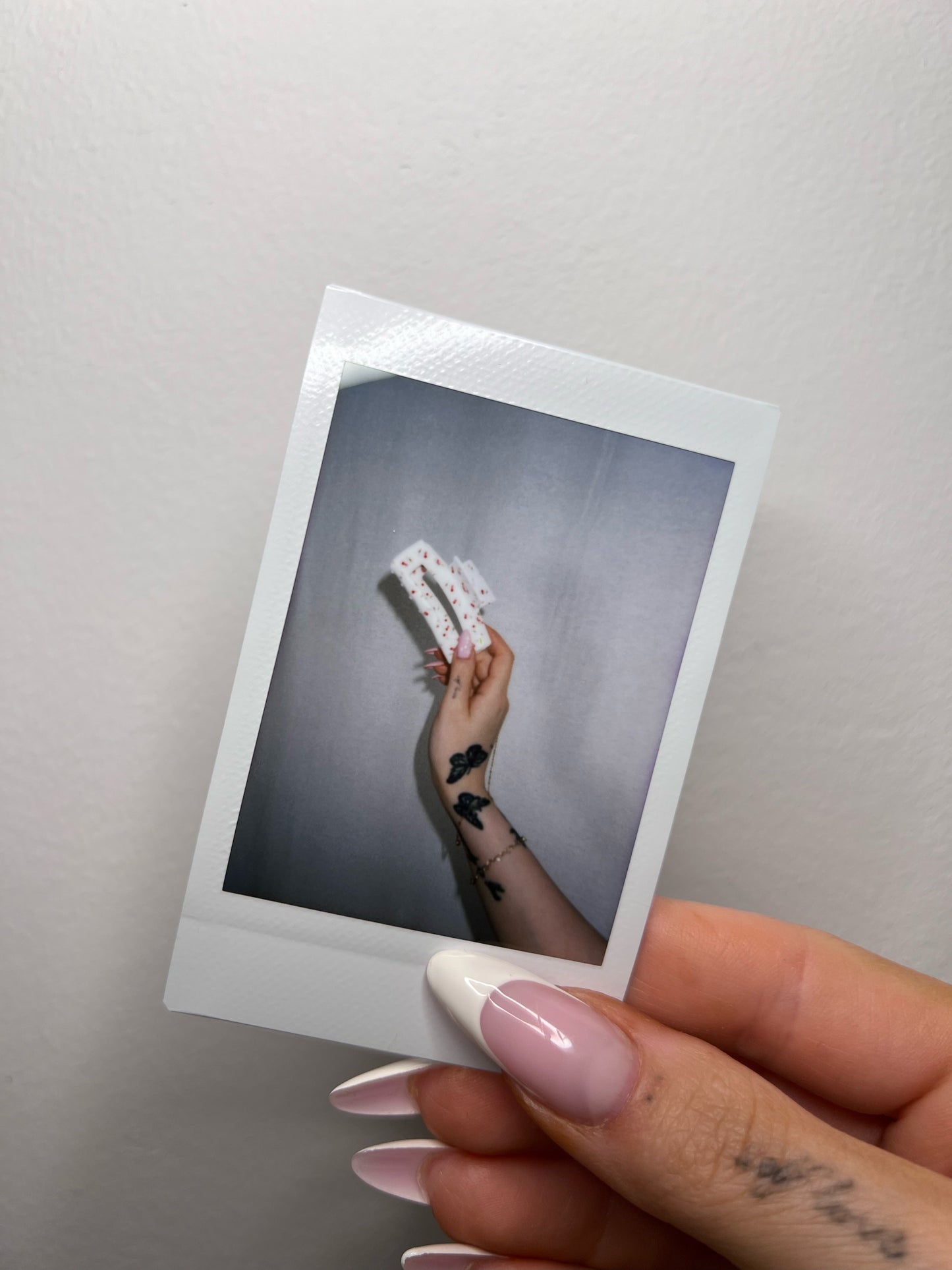 Valkoinen Kirsikka Hiusklipsi