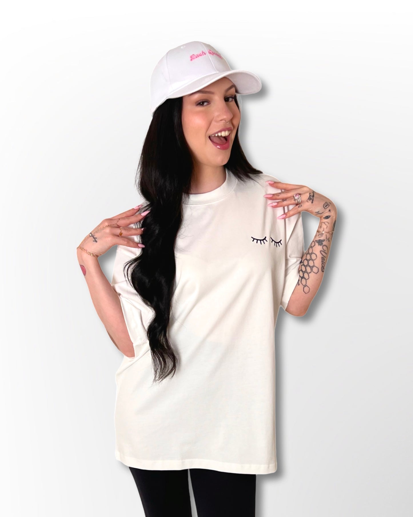 Ripsi T-paita Valkoinen