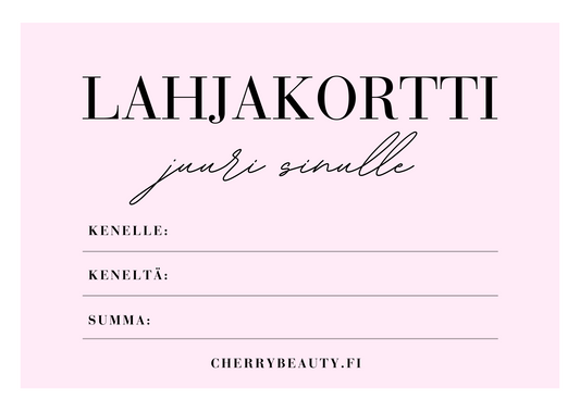 Shop Cherry Beauty Lahjakortti